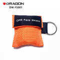 DW-FS001 Top avaliado máscara de emergência CPR Face Shield Keychain